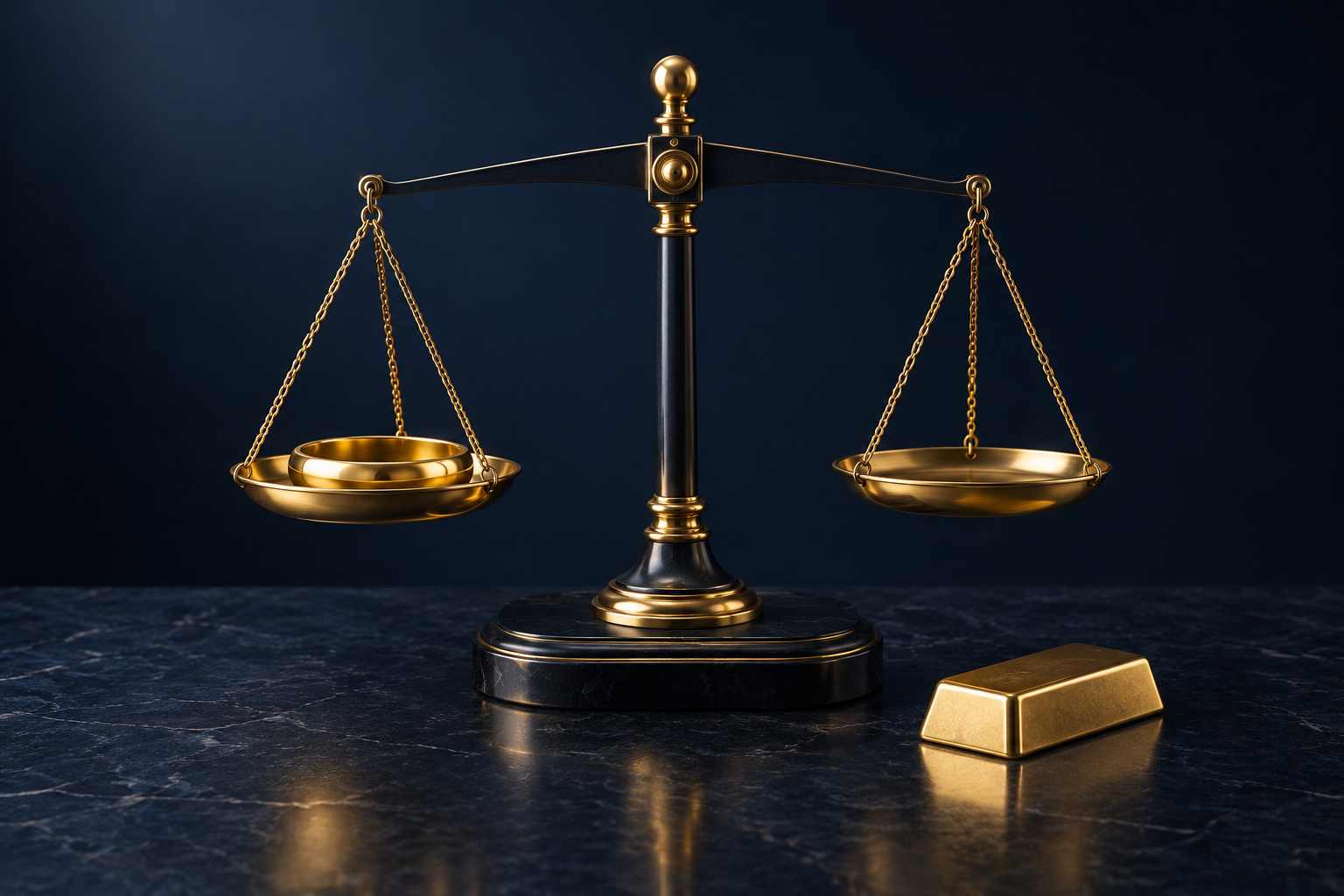 金飾、金條與珠寶秤的AI零售黃金示意圖